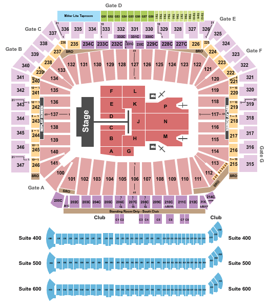 Ford Field Jelly Roll Seating Chart